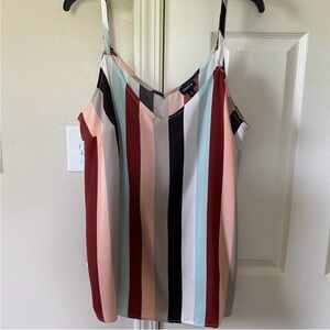 Torrid Black and White Sleeveless Camisole Top